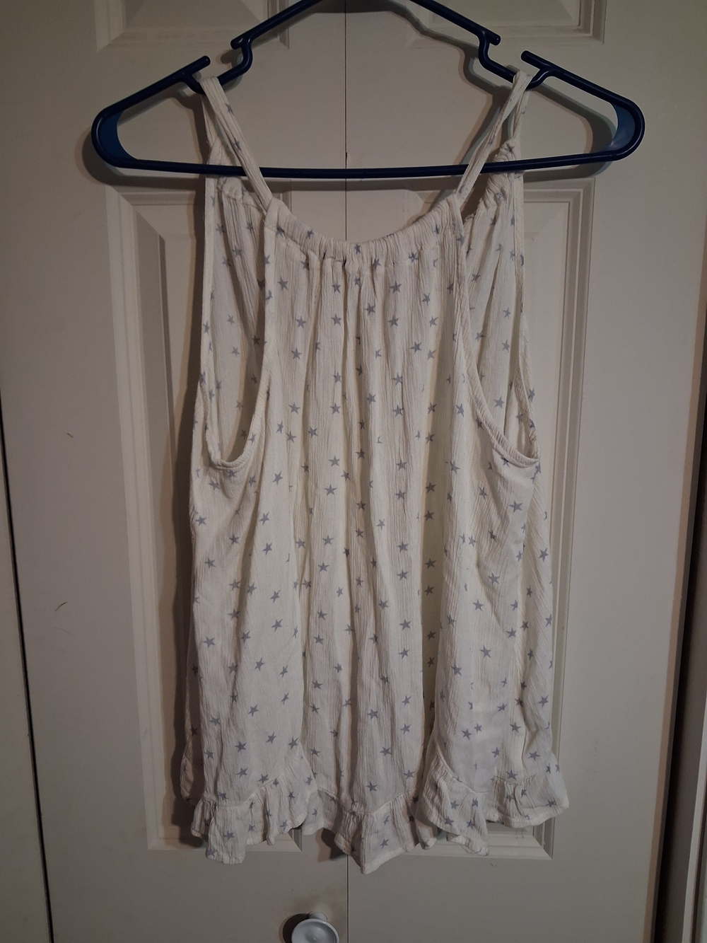 Maurices Cream Star-Print Sleeveless Camisole
